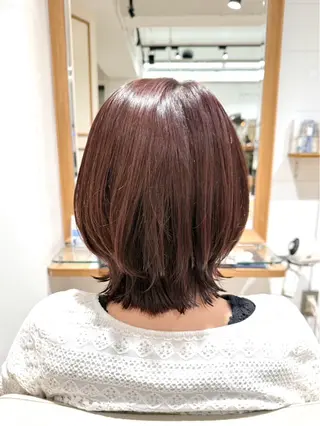 ミディアム 松森 小夏のヘアスタイル