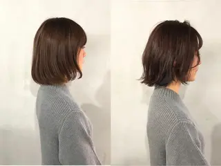 ショート カラー ボブ/ショート/ 白髪染め/メンズ葛西のヘアスタイル