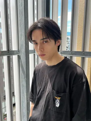 メンズ 横浜で一番パーマ 巻いてます田中ですのヘアスタイル