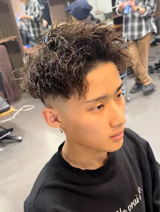 ショート パーマ メンズ 年間2000名担当◎ パーマ職人/仲原佑樹のヘアスタイル