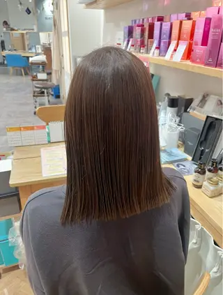 ミディアム カラー belta.🧸👒 福島未央のヘアスタイル