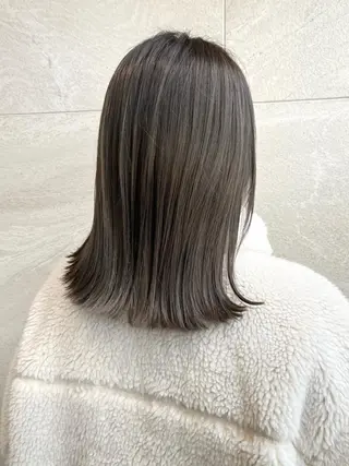 ミディアム カラー レイヤー,ボブ / 彩未のヘアスタイル