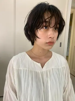 ショート log所属・ボブ/顔まわりカット 💫大澤奈緒美のヘアスタイル