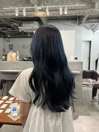 ロング カラー パーマ×透明感カラー MIOのヘアスタイル