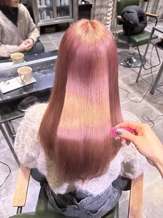 カラー AYANE 韓国ヘア /レイヤーカットのヘアスタイル