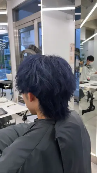 カラー メンズ 森龍馬 メンズ専門美容師のヘアスタイル