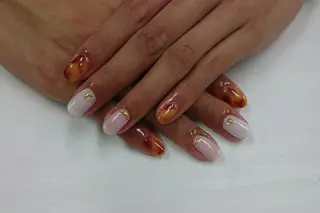 ミディアム ネイル nail salon Blancのネイルデザイン