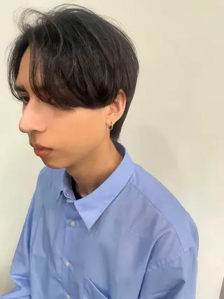 ミディアム パーマ メンズ メンズNO.1口コミ 高評価🟡三澤拓海✅のヘアスタイル