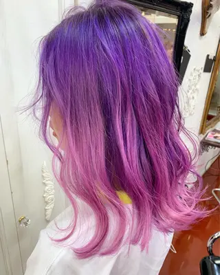 セミロング カラー ピンクベージュ/新潟 万代/高橋桃葉🍑のヘアスタイル