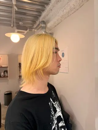 ミディアム メンズ Yin Yang 下北沢所属・メンズ特化💫 パーマ🪮エイヤのヘアスタイル