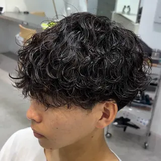 パーマ メンズ 当日予約⭕️ fifth渋谷太田のヘアスタイル