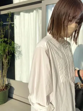 ミディアム 塚原 安優のヘアスタイル
