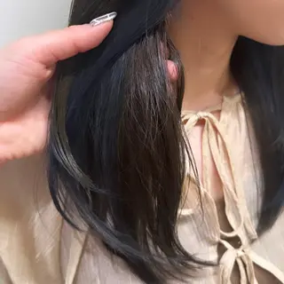 セミロング カラー ヘアアレンジ 🇰🇷韓国スタイル レイヤー/ayanaのヘアスタイル