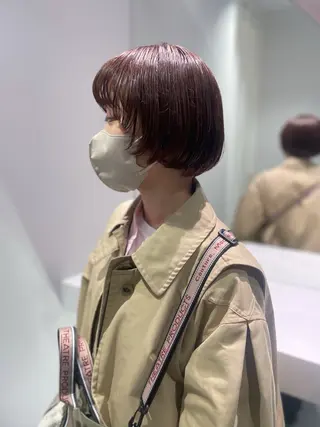 ショート カラー 佐野 えり奈のヘアスタイル