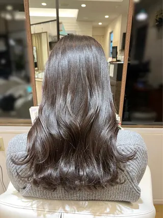 ロング カラー 韓国ヘア透明感カラー 大貫怜司のヘアスタイル