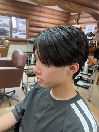 ミディアム メンズ リンクスハート桜井店所属・奥田 勝亮のヘアスタイル
