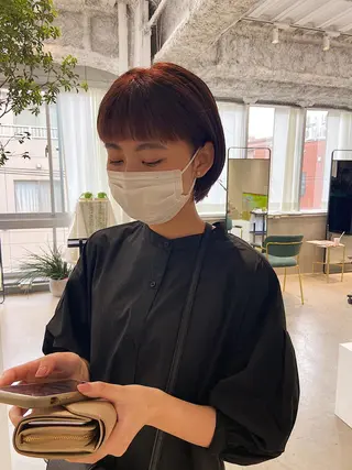 ミディアム カラー STAN WOOD所属・似合わせcut 🔥yutakaのヘアスタイル