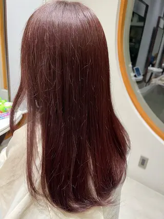 ロング カラー ramphy 加藤 美羽のヘアスタイル