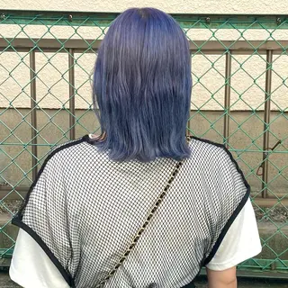 ミディアム カラー 比嘉 陽のヘアスタイル