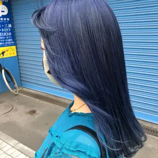 ミディアム カラー 垢抜けハイトーン×ブ ロウリストAZUKIのヘアスタイル