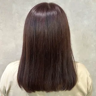 セミロング カラー 透明感カラー🫧 /有野ひかりのヘアスタイル