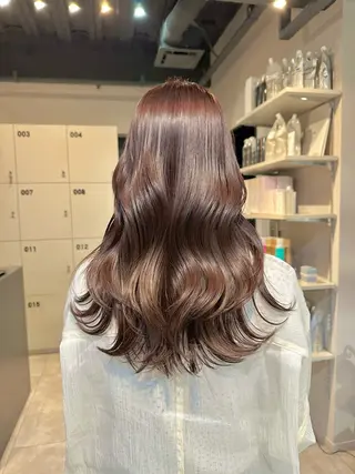 ロング カラー KURO/韓国ヘア /レイヤーカットのヘアスタイル