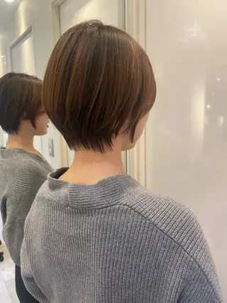 ショート 似合わせショート 森岡俊亮のヘアスタイル