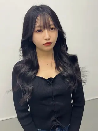 ロング カラー GO TODAY シェアサロン 町田店所属・韓国ヘア🇰🇷 スズキのヘアスタイル