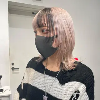 ミディアム カラー 🎀ツヤ髪韓国網紅 ヘアミカ🎀のヘアスタイル