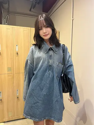 セミロング LOREN＋透明感 オリーブhirokoのヘアスタイル