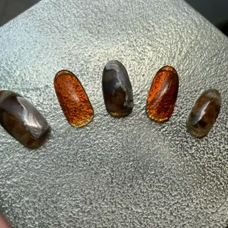 ネイル akari✨ 韓国風、メンズネイルのネイルデザイン