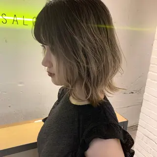 ミディアム カラー 🎈馬場佑馬/ スパイラルパーマ🎈のヘアスタイル