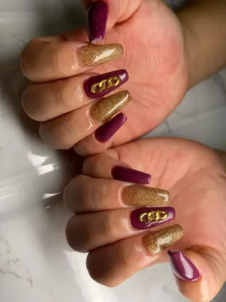 セミロング ネイル nail salon azuのネイルデザイン