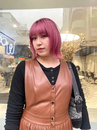 ショート カラー otoha☆カラー/ レイヤー/八王子のヘアスタイル