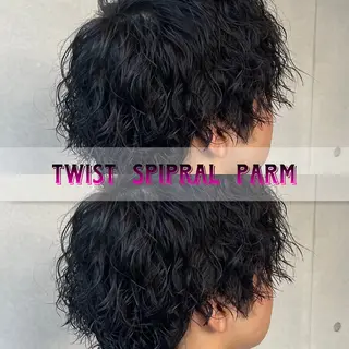 ショート パーマ メンズ 湘南のパーマ職人 🔥清水琉葵🔥のヘアスタイル