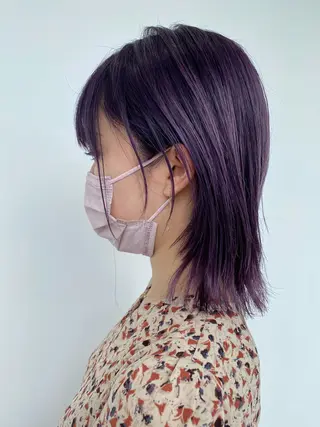 ミディアム 丸山 純奈のヘアスタイル