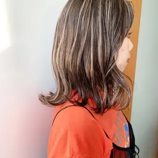 ミディアム フリーランス　美容師 cayocoのヘアスタイル