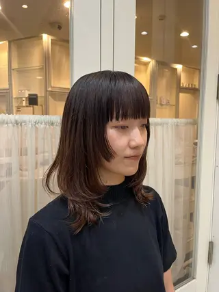 ミディアム レイヤーカット /ゆうのヘアスタイル