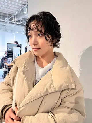 ショート パーマ ショート/パーマ/ カラー/FUKOのヘアスタイル