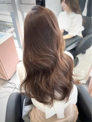 ロング 韓国レイヤー➰北田 陸斗➰コテ巻きパーマのヘアスタイル