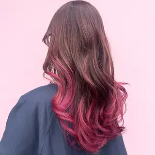 ロング カラー カラー/韓国レイヤー /ブリーチ/hinaのヘアスタイル