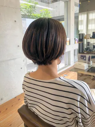 ショート nagisa /縮毛矯正のヘアスタイル