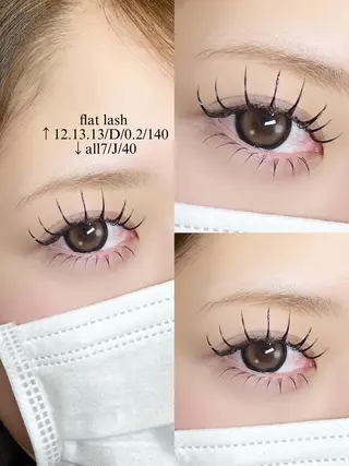 マツエク・マツパ eyelist MEIのマツエク・マツパデザイン