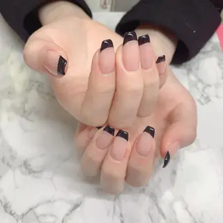 ネイル はな💎ネイル ワンホン、長さ出しのネイルデザイン