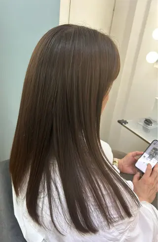 カラー 天神カラーモデル募集 nanaのヘアスタイル