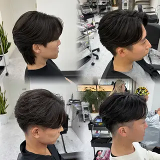 パーマ メンズ 笹江 瑞穂のヘアスタイル