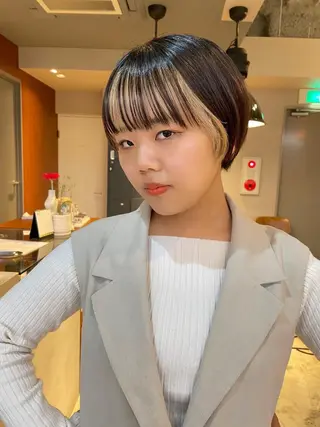 ショート カラー cope'u  emu所属・cope'u moneのヘアスタイル