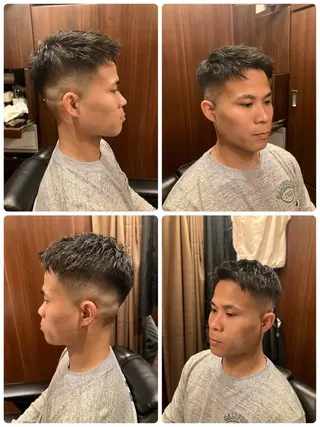 ショート BroTokyo Barbershop 銀座店所属・大河 たいがのヘアスタイル