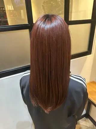 セミロング パーマ weaves-SETAGAYA-所属・Luna🌙 艶カラーのヘアスタイル