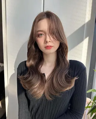 ロング SALOWIN原宿AROA店所属・顔まわり神カット✂︎ 齋藤雄大【表参道】のヘアスタイル